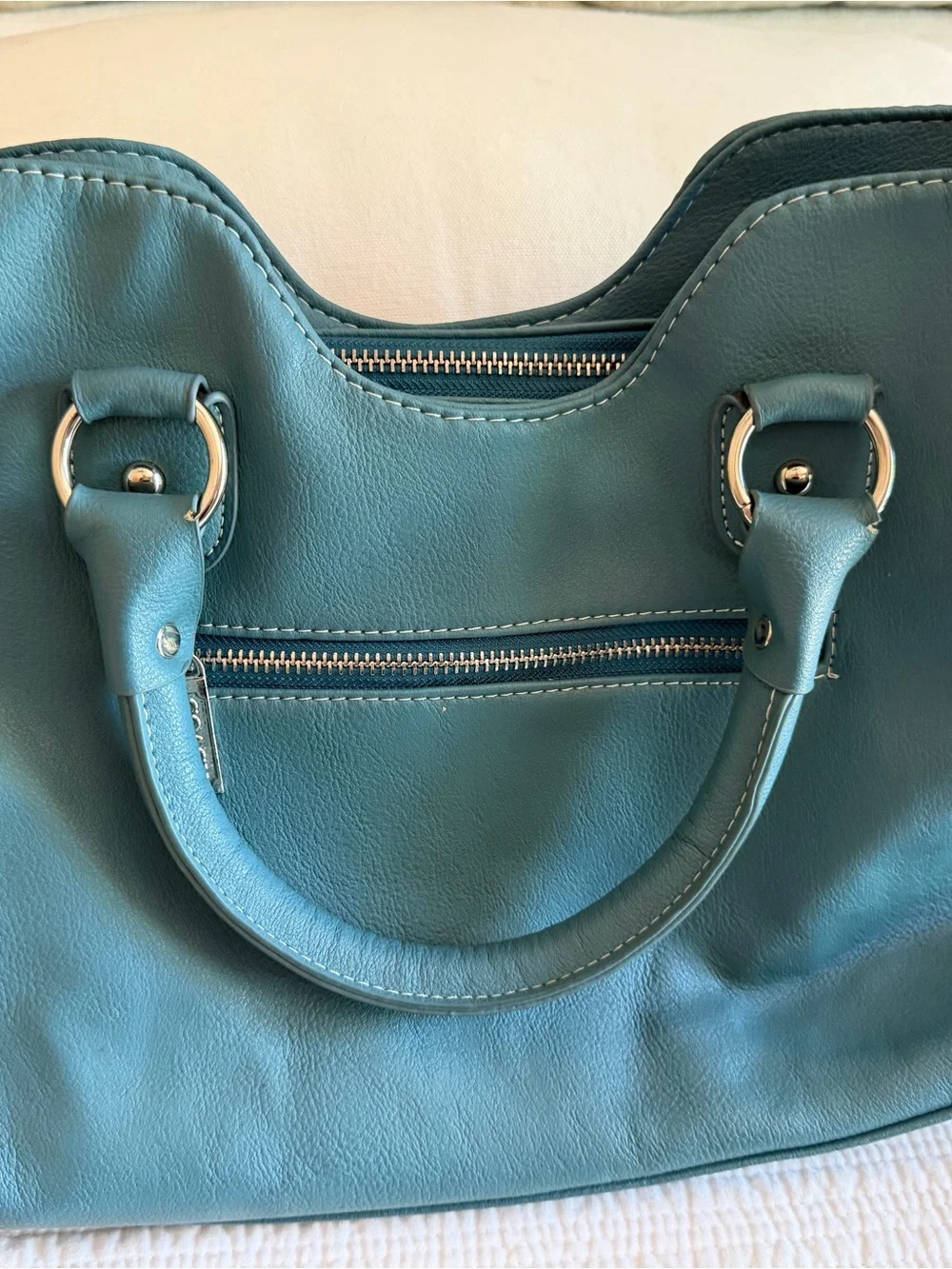 Coach teal leather